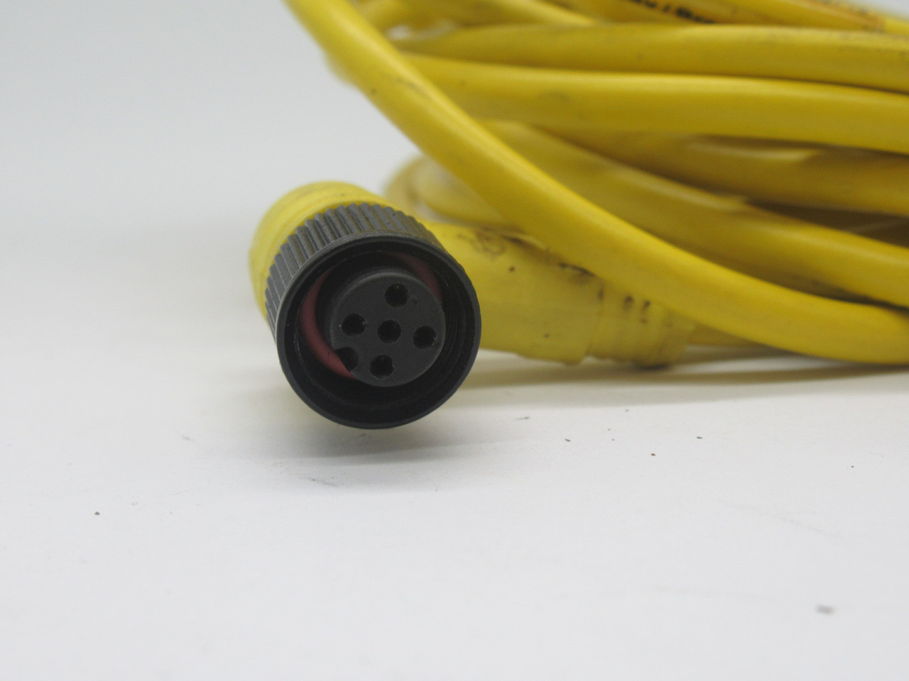 Brad Harrison 803001A09M050 Female Angled Cordset 3Pin 4A 250V CUT CABLE USED