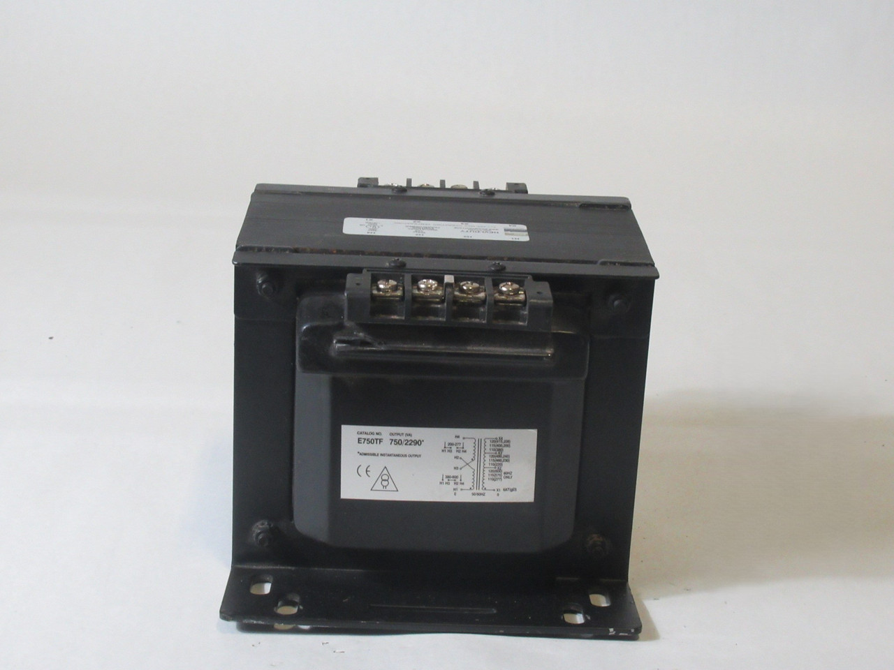 EGS E750TF Industrial Control Transformer 750VA Pri 200-277/380-600V USED