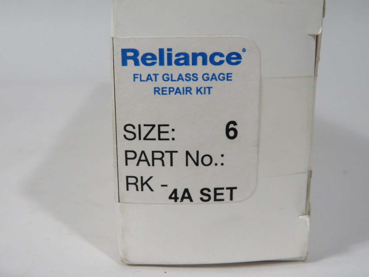 Clark-Reliance RK-4A-SET Size 6 Flat Glass Gage Repair Kit SEALED NEW