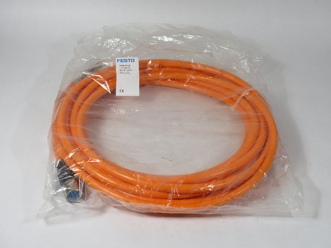 Festo 550311 NEBM-M23G8-E-10-Q9N-LE8 Motor Cable 10m 8-Pin 630/300V NWB