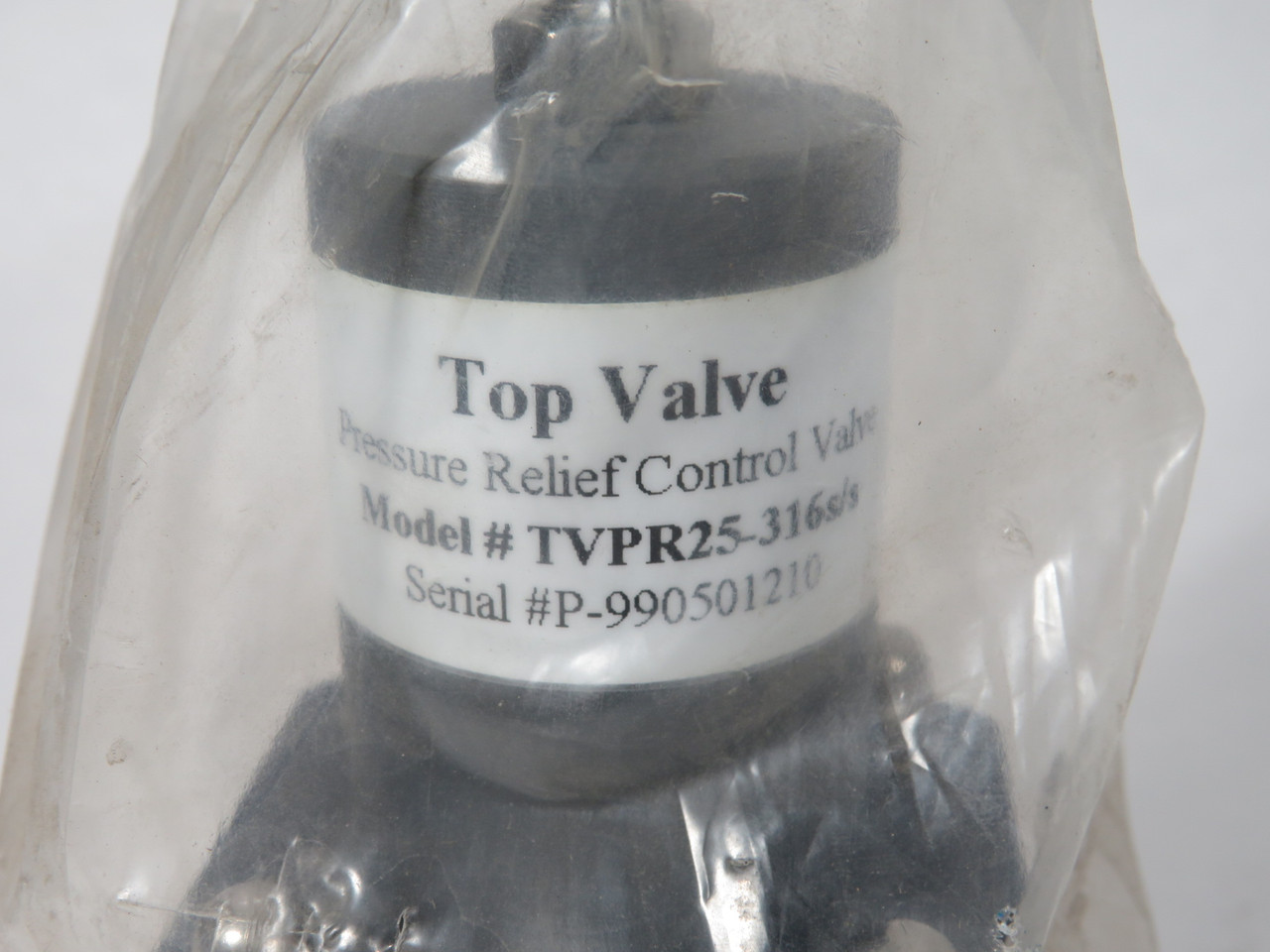 Primary Fluid Systems TVBP25-316S/S Top Valve Back Pressure Valve 1/4" NPT NWB