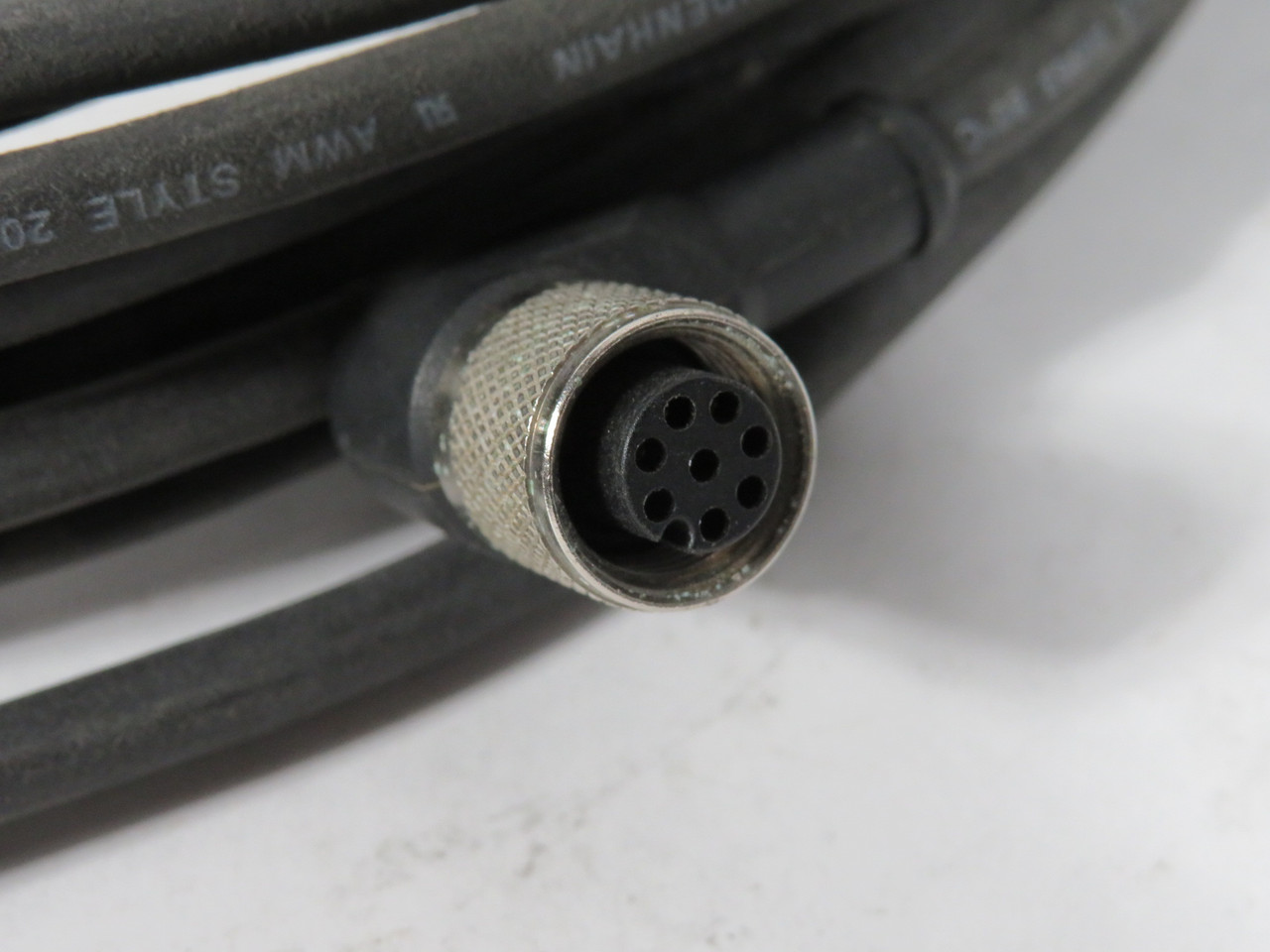 Festo 550319 NEBM-M12W8-E-10-N-S1G15 Encoder Cable 10m 8-Pin 24VDC NO LABEL USED