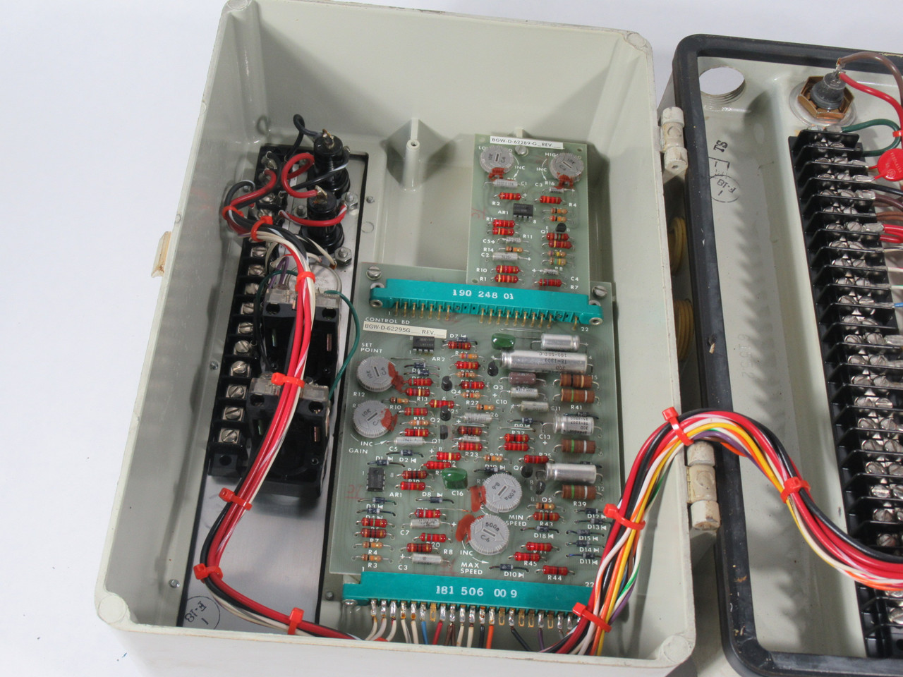 Boston Gear VE200 Speed Control 100/180VDC 2.0/10.0A Output 1Ph 50/60CPS USED