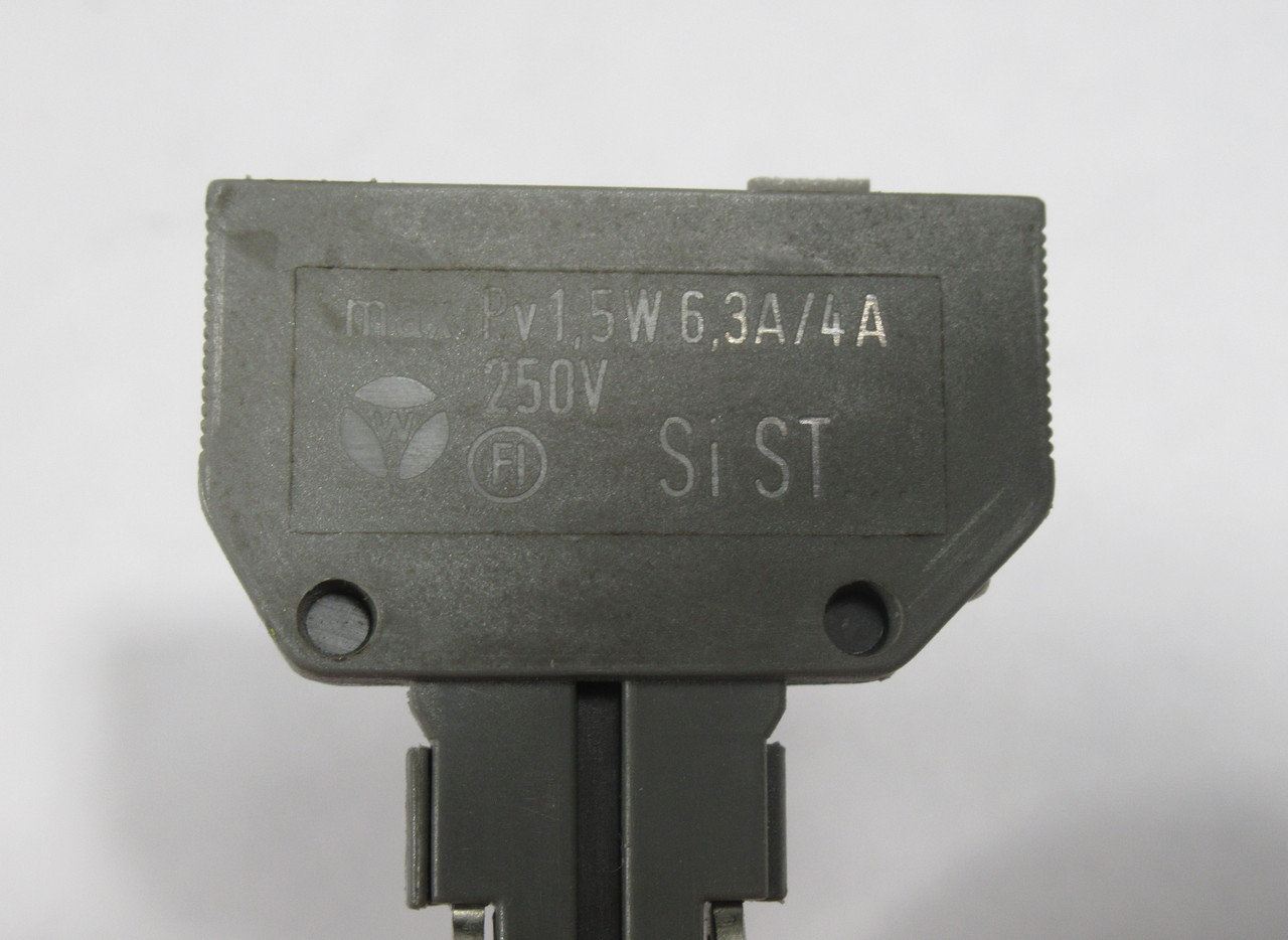 Wieland SiST Terminal Block Fuse Holder 5x20mm GRAY USED