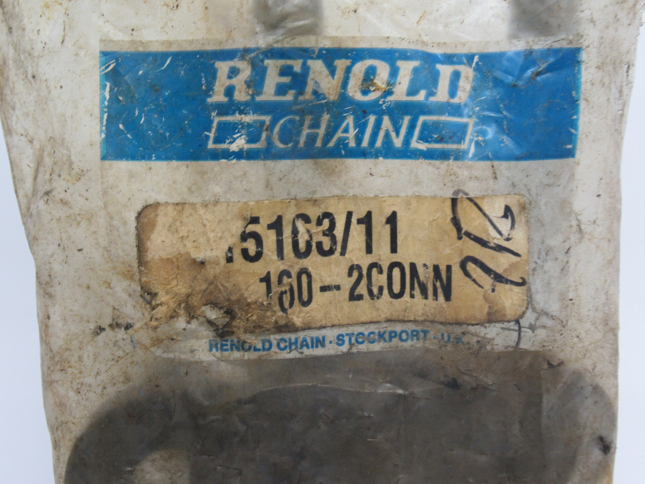 Renold 115163 160-2 Roller Chain Duplex Connecting Link 2" Pitch DMG BAG NWB