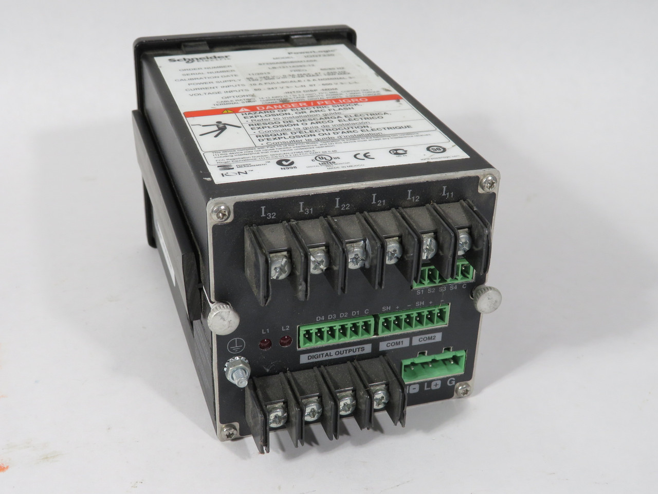 Schneider Electric S7330A0B0B0M1A0A ION7330 Power Meter COSMETIC DAMAGE USED