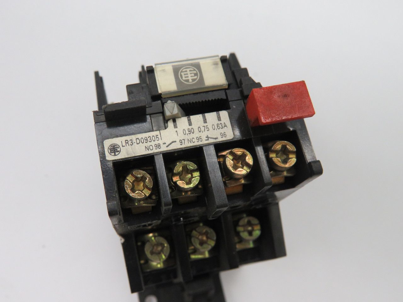 Telemecanique LR3-D09305 Overload Relay Assembly 0.63-1A USED