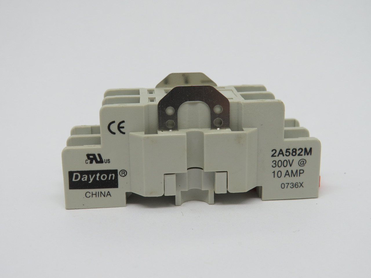 Dayton 2A582M Relay Socket 10amp 300V USED