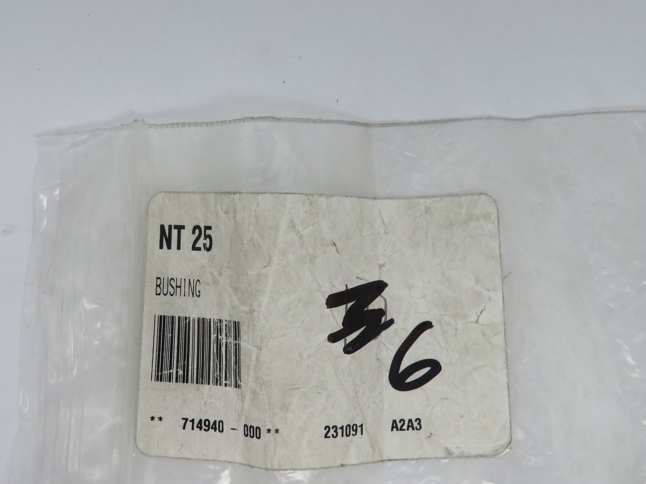 Generic NT-25 Cylindrical Bushing 11.6mm L 9.95mm Dia Pack of 4 NWB
