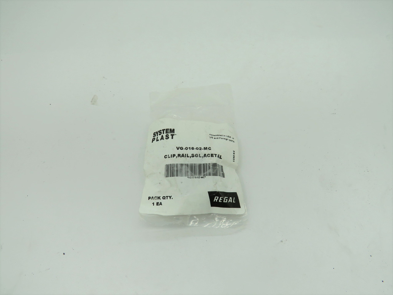 Regal System Plast VG-016-02-MC Compression Clip Lot of 12 NWB