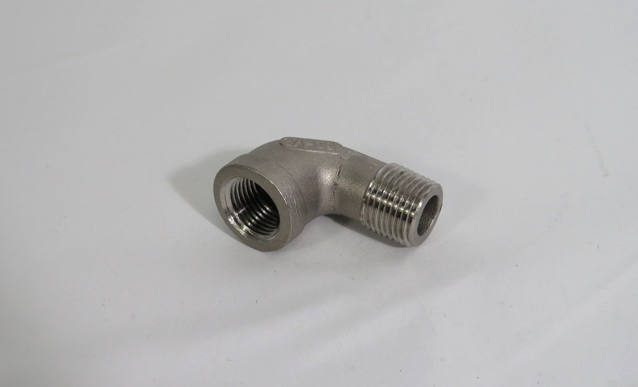 Generic K1-316 Threaded 1" MNPT Airhose x 1/2" FNPT Stainless Steel USED