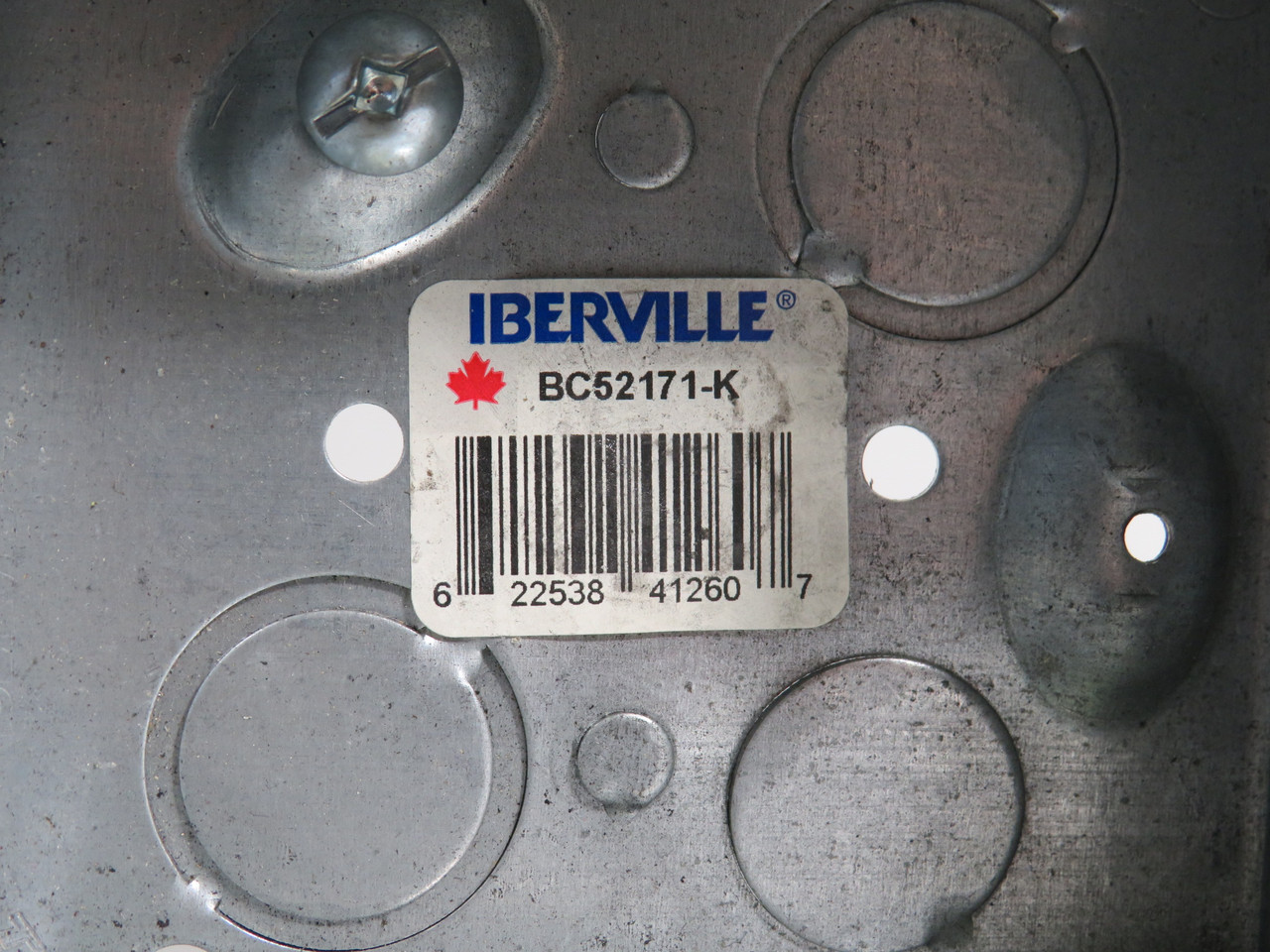 Iberville BC52171-K 4" Square Through Wall Box NOP