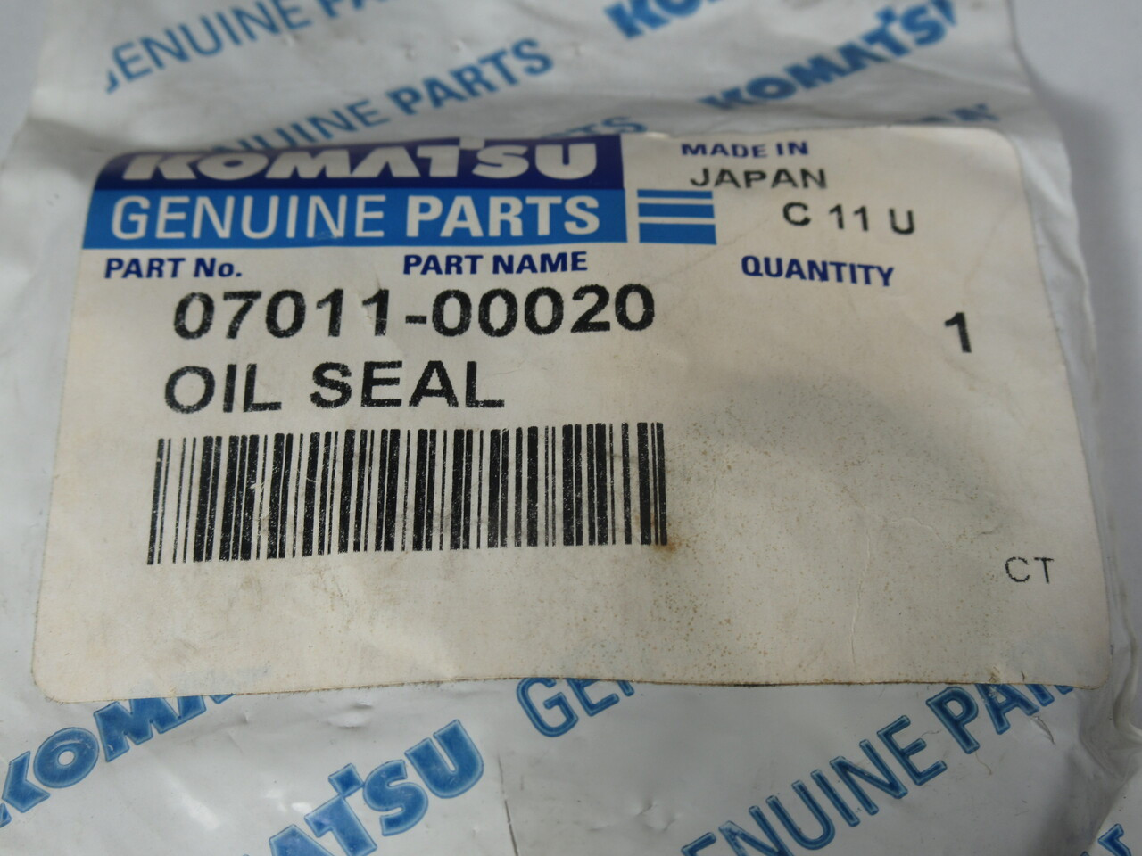 Komatsu 07011-00020 Oil Seal NEW
