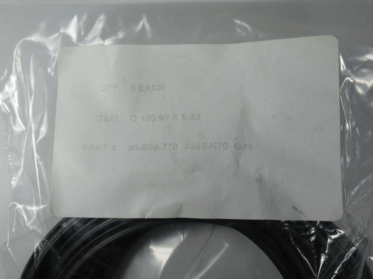 Metric Seals Inc. 4345-N70-Q48 NBR Quad O-Ring 100.97x5.33mm 8-Pack NWB