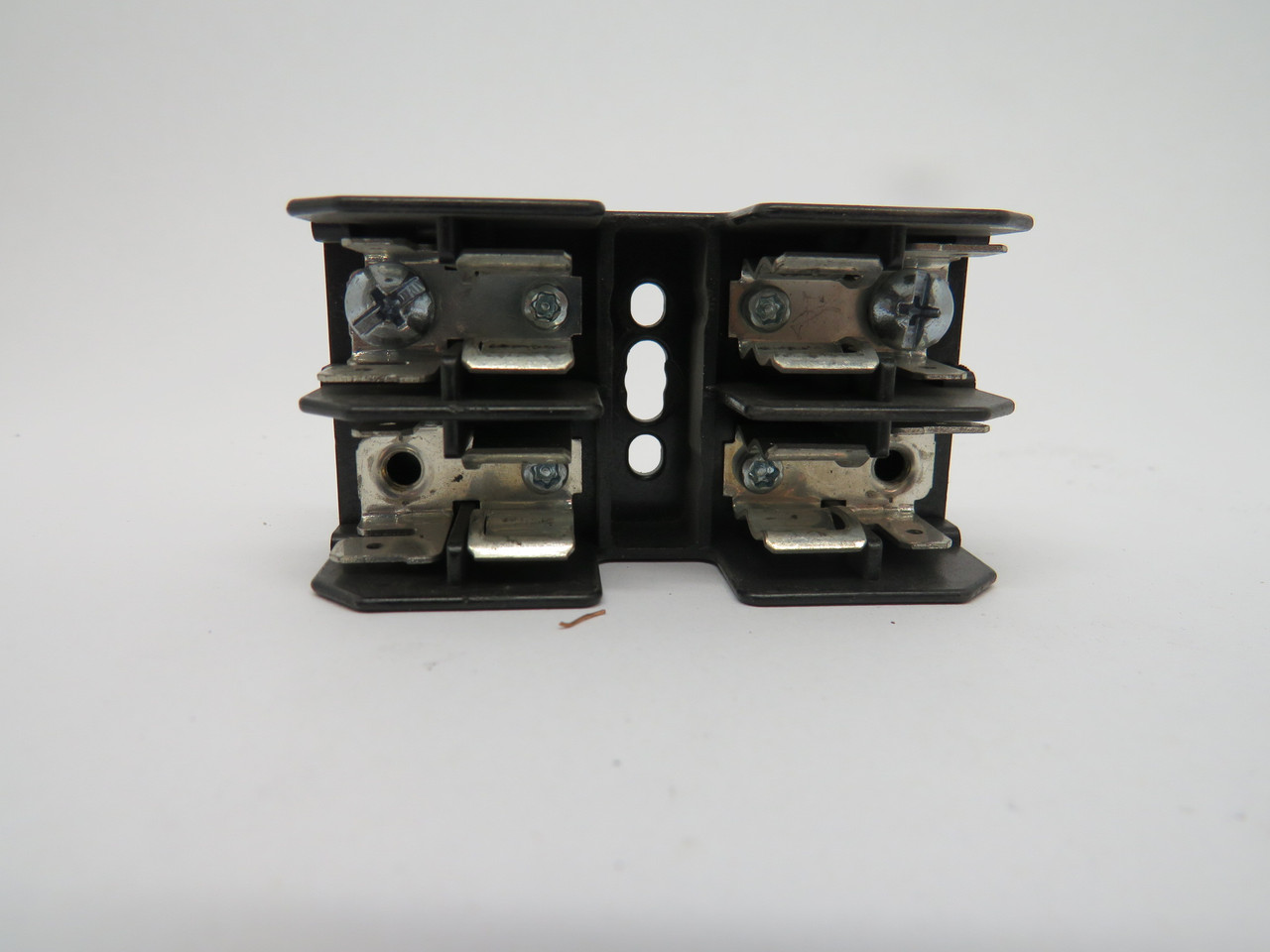 Bussmann BM6032SQ Fuse Holder 30A 600V 2-Pole Missing Screws USED