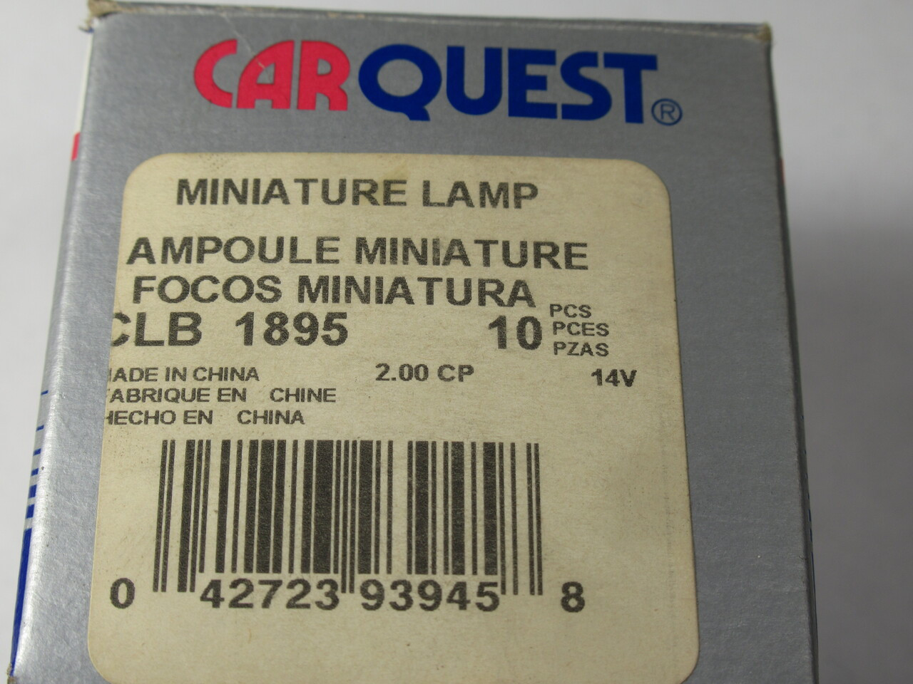 CarQuest CLB-1895 Miniature Lamp 14V LOT OF 5 NEW
