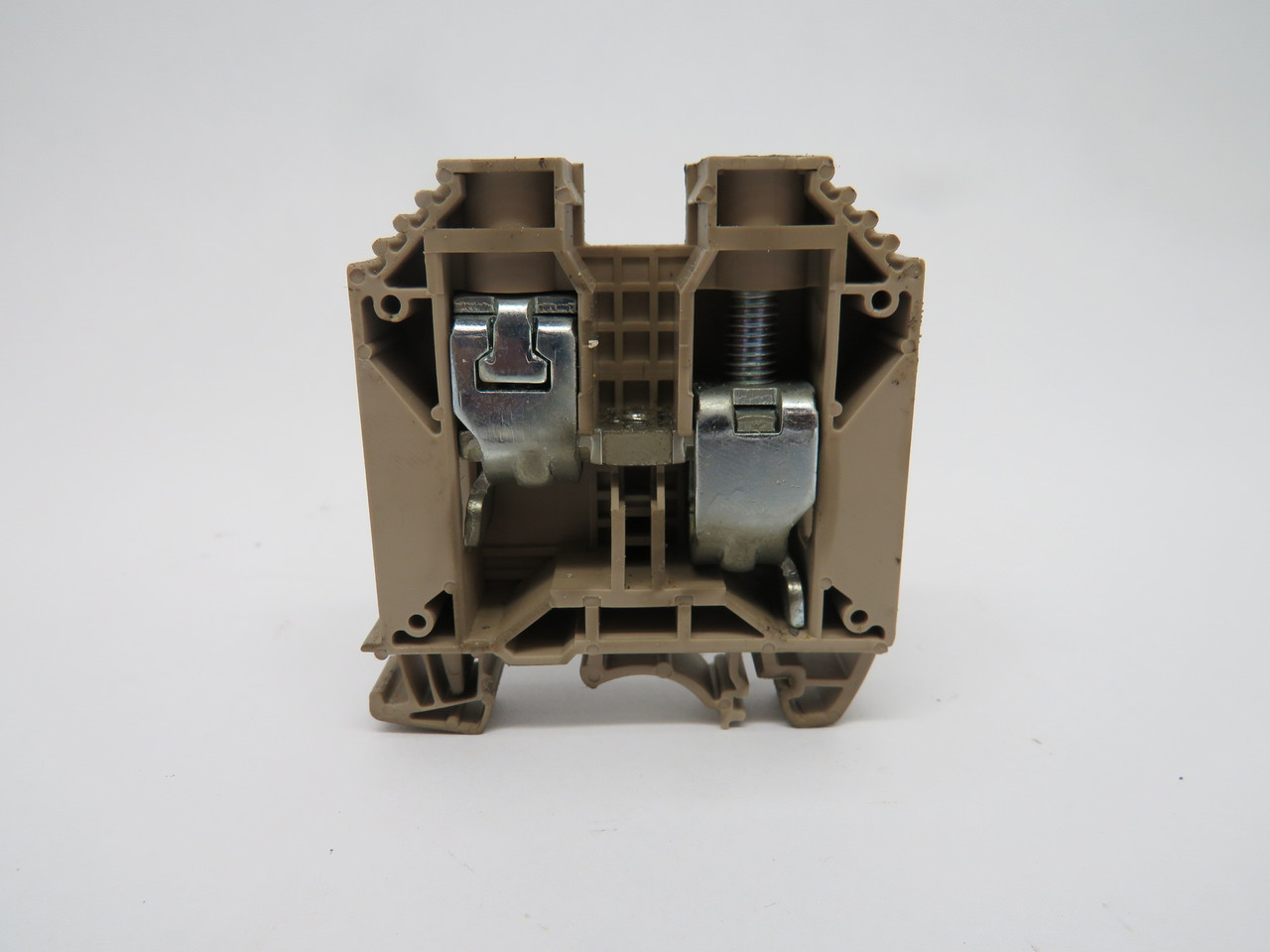 Dinkle DK35 Terminal Block 600V 100A AWG12-2 BEIGE USED