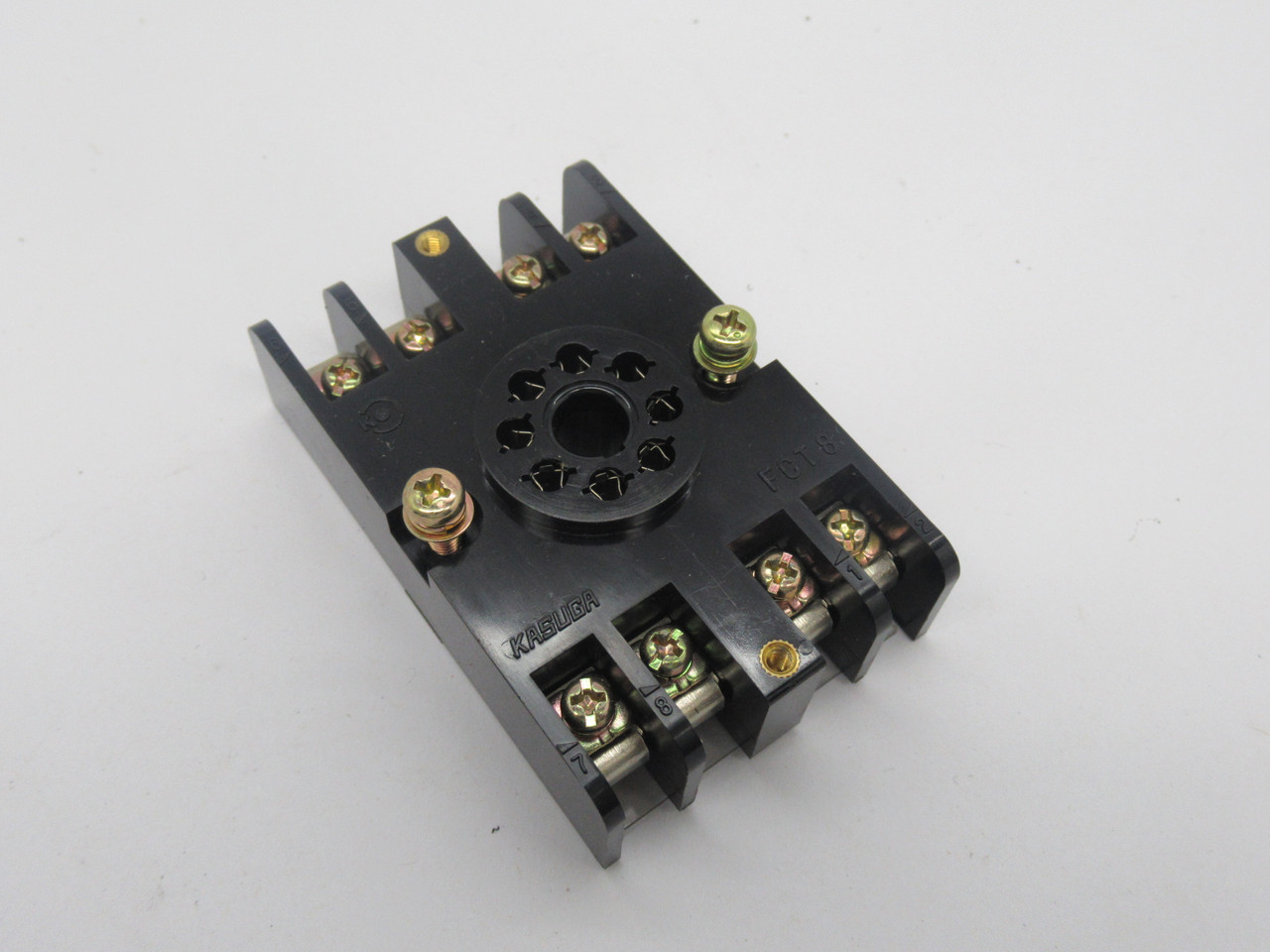Kasuga FCT8 Relay Socket 8 Pin USED