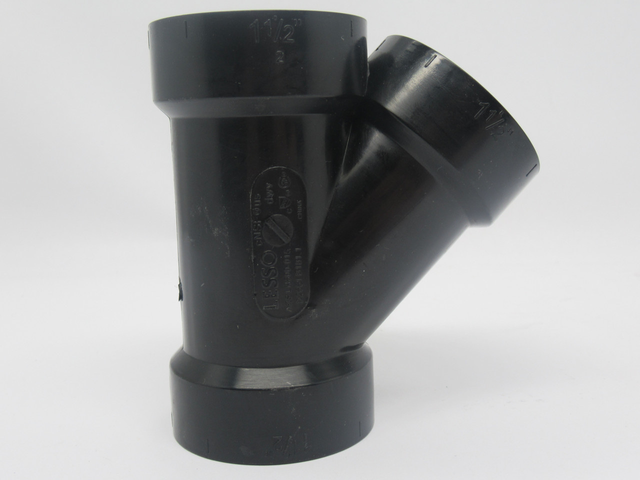 Lesso LN600-015 ABS 45 Degree Wye Fitting 1-1/2" NOP