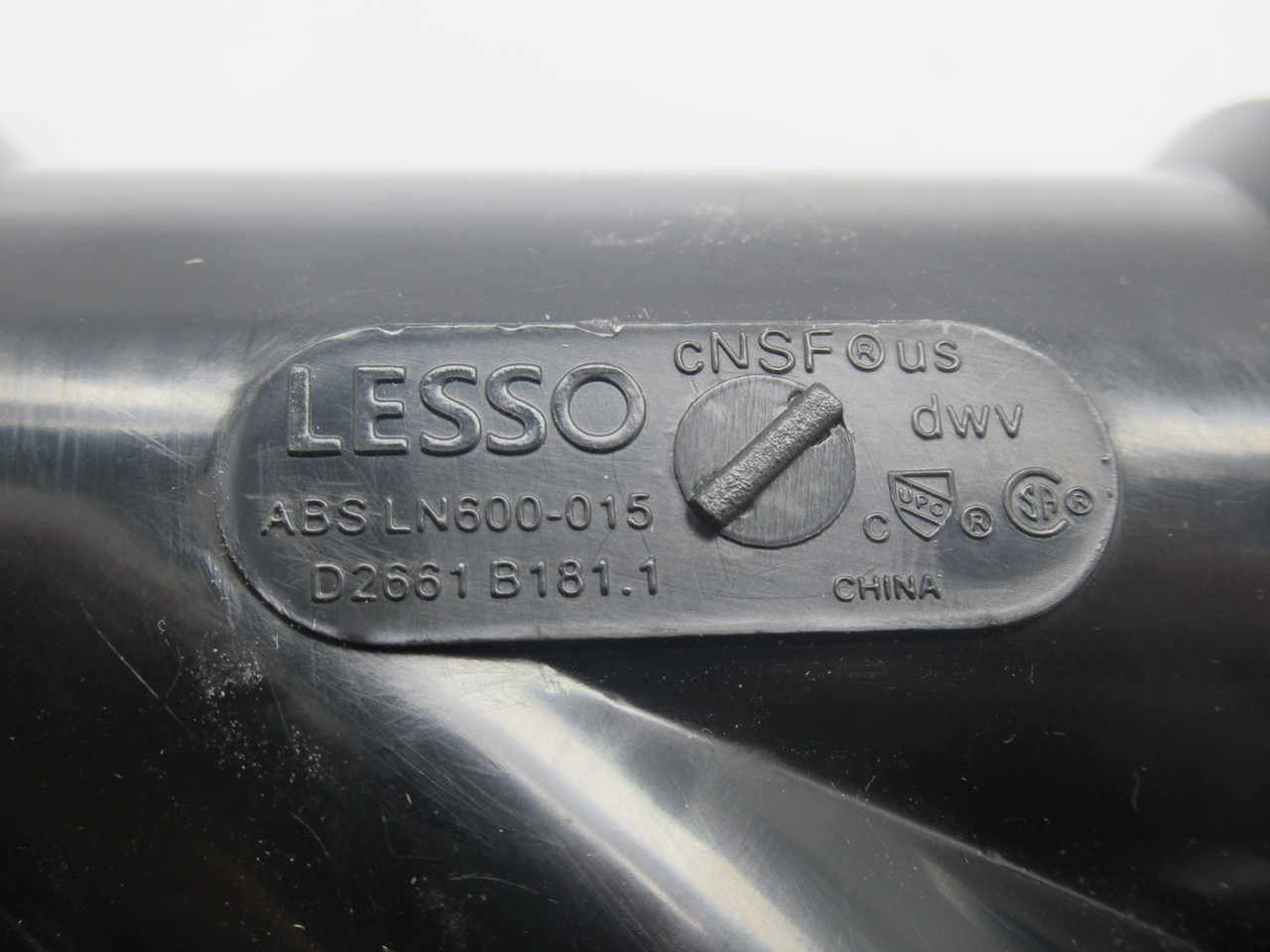 Lesso LN600-015 ABS 45 Degree Wye Fitting 1-1/2" NOP