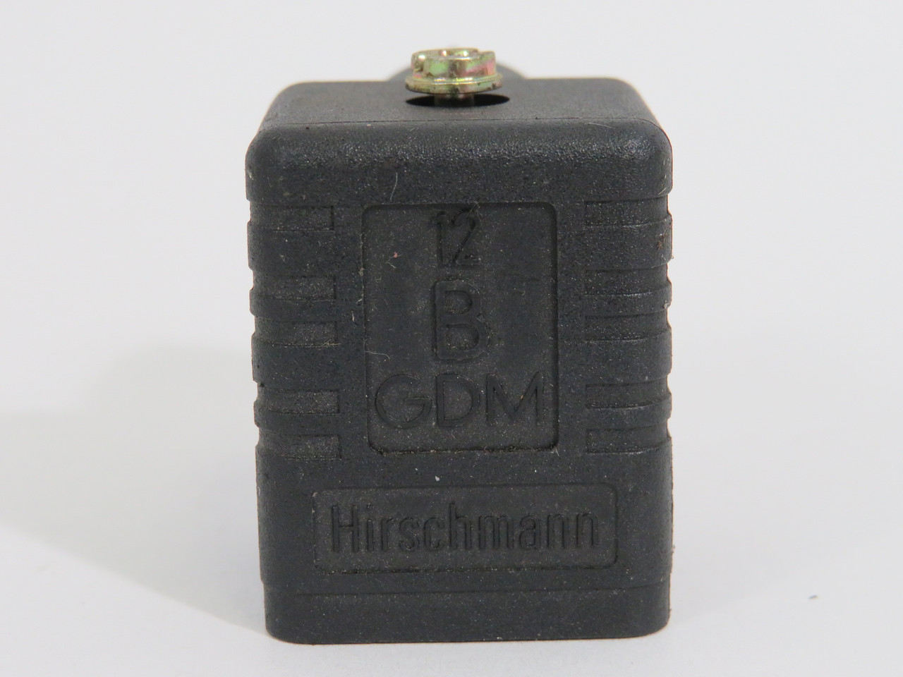 Hirschmann 12B-GDM Valve Connector 10Amp 250 VAC USED