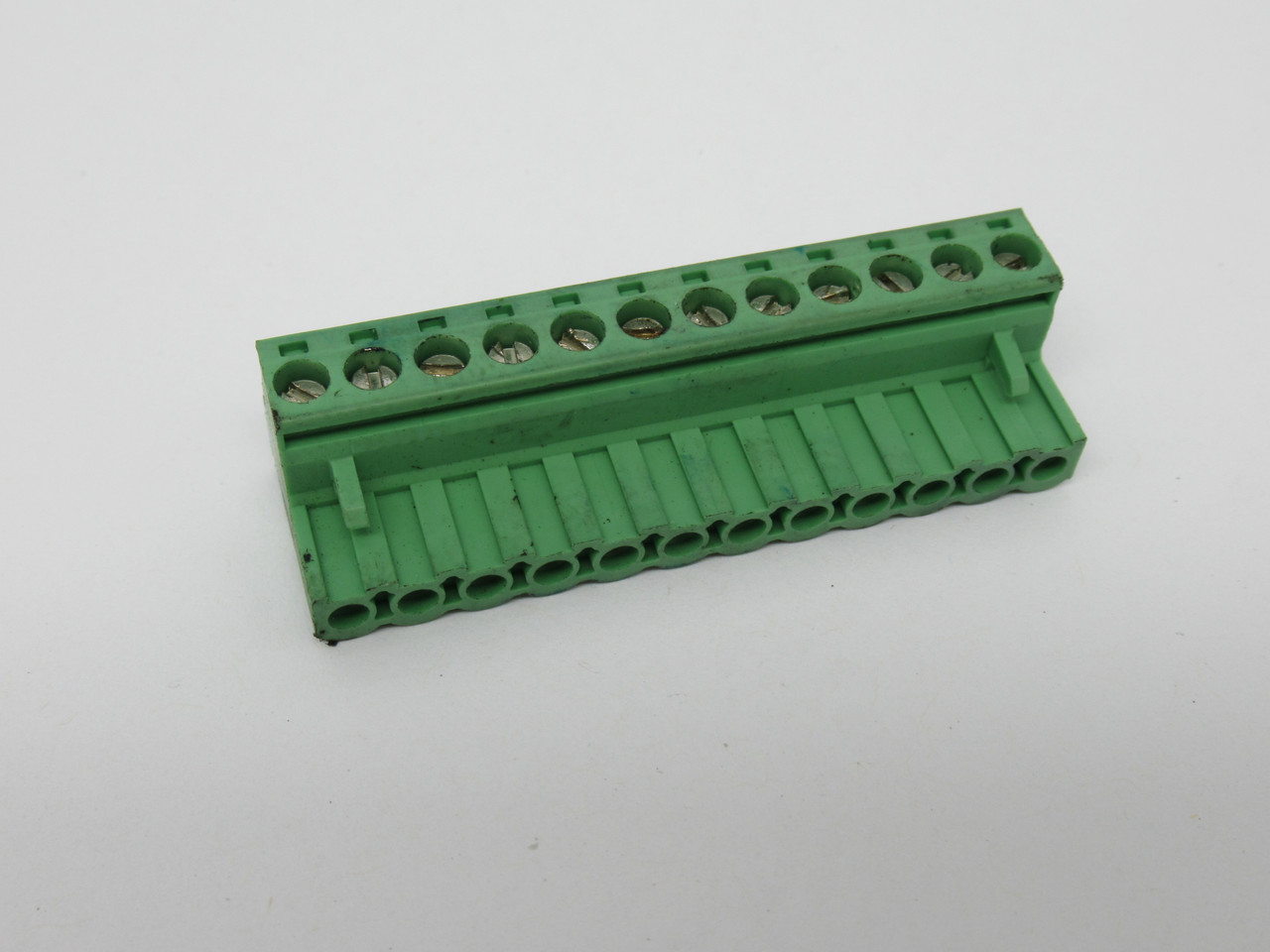 Phoenix Contact MSTB2.5/12-ST Terminal Block Green 12-Pos 250V 2.5mm 10A USED