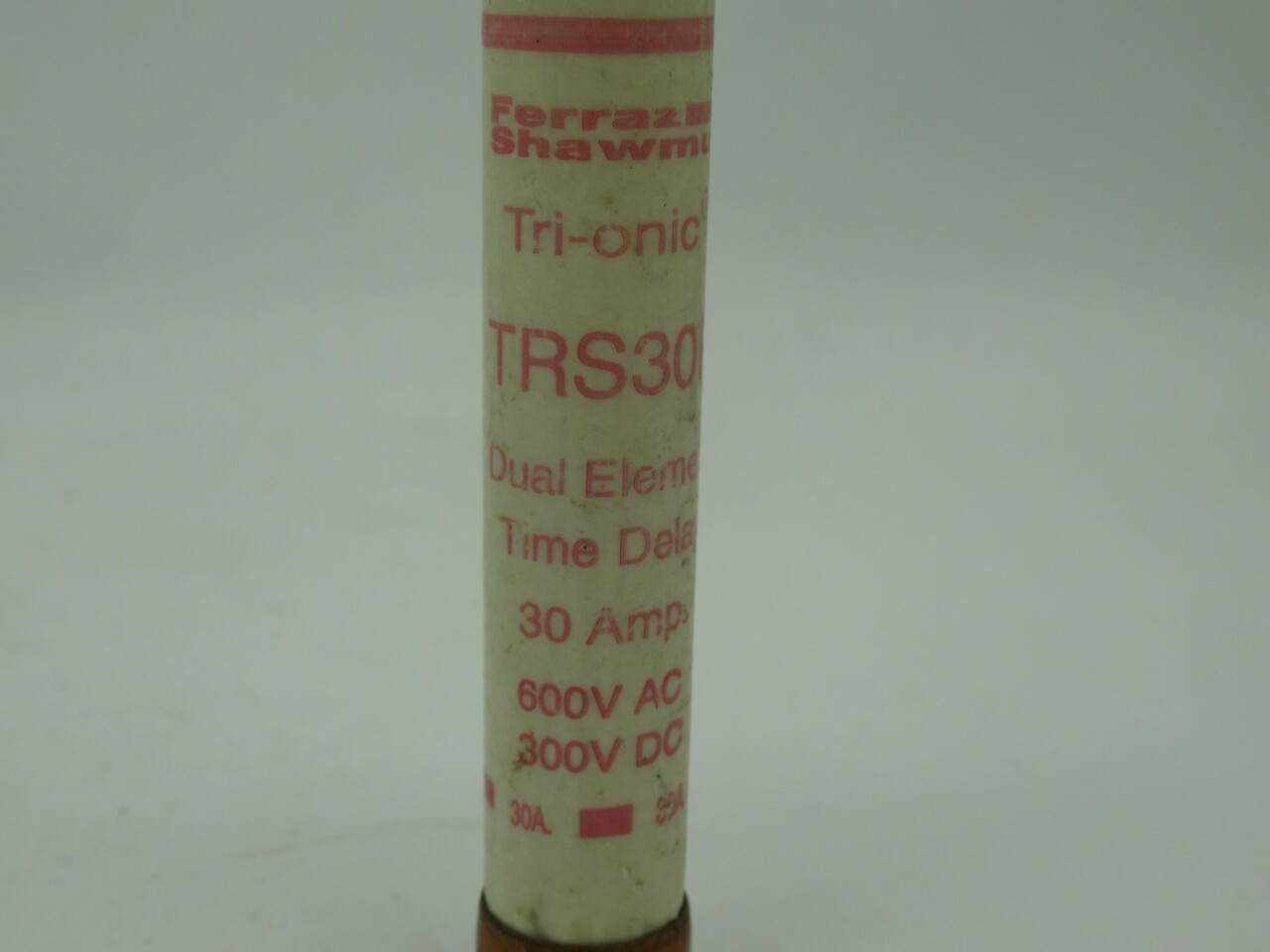 Ferraz Shawmut TRS30R Tri-onic Dual Element Time Delay Fuse 30A 600VAC USED