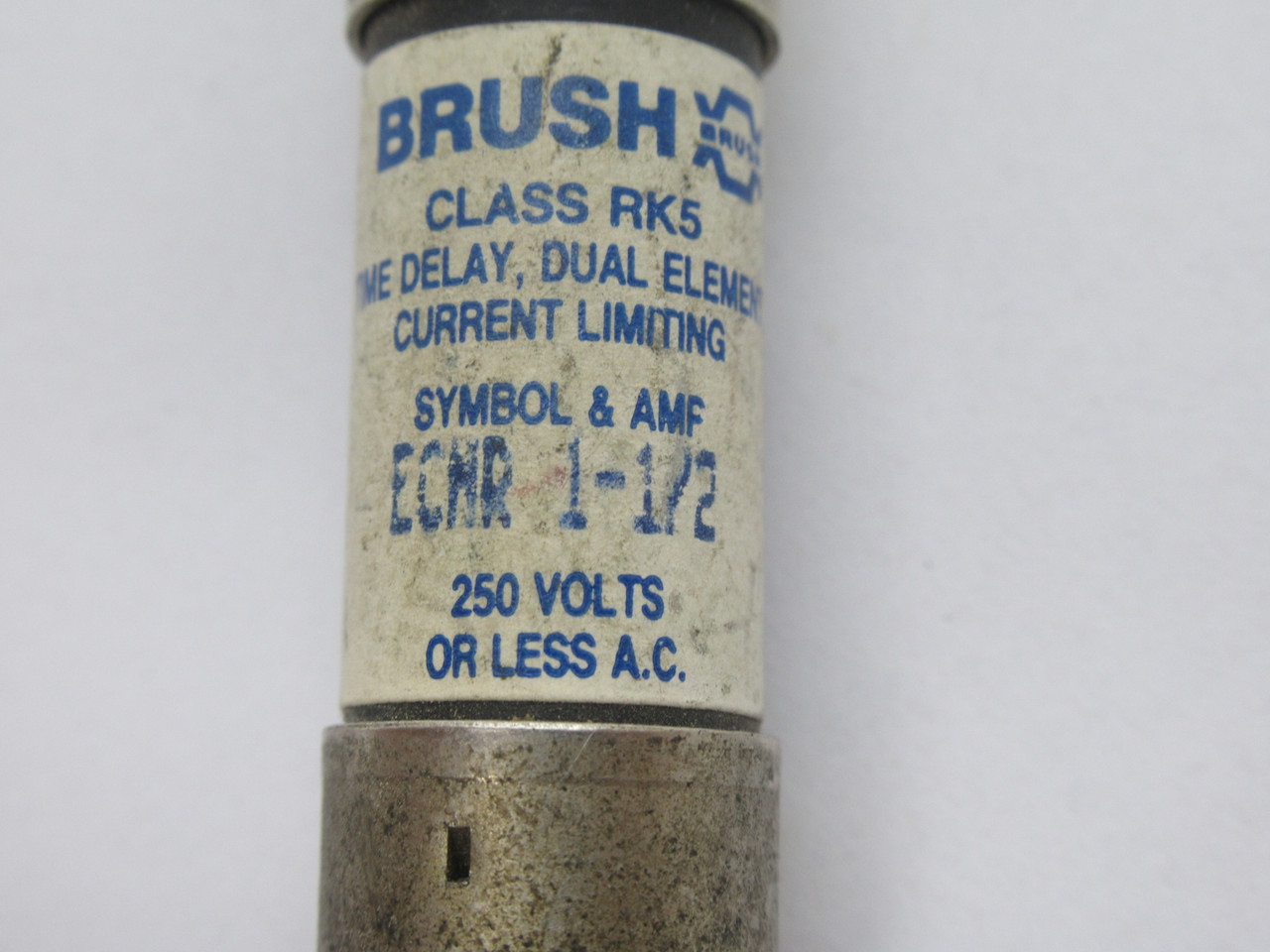 Brush ECNR1-1/2 Time Delay Current Limiting Fuse 1.5A 250VAC USED