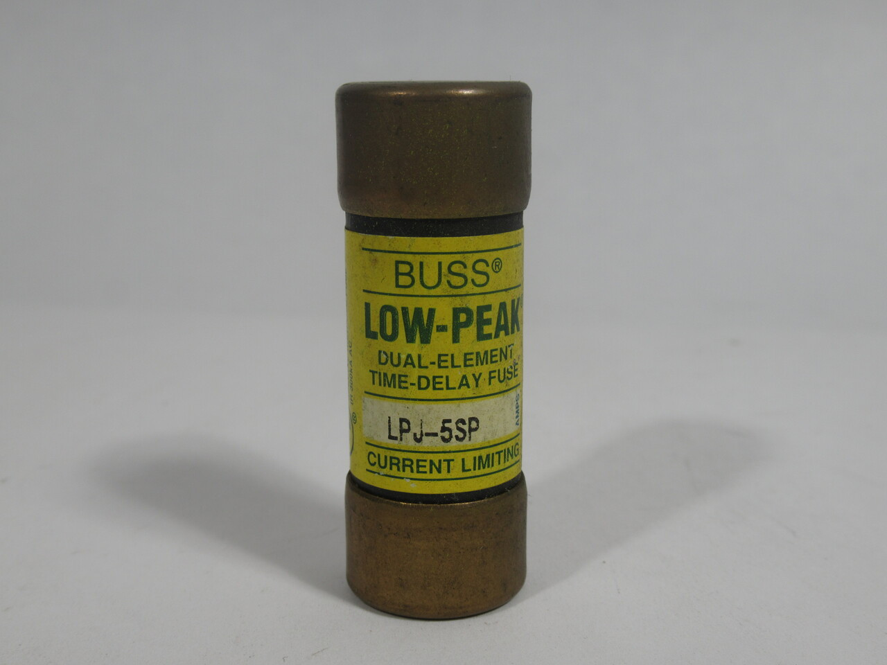 Bussmann LPJ-5SP Low-Peak Dual Element Time Delay Fuse 5A 600VAC USED