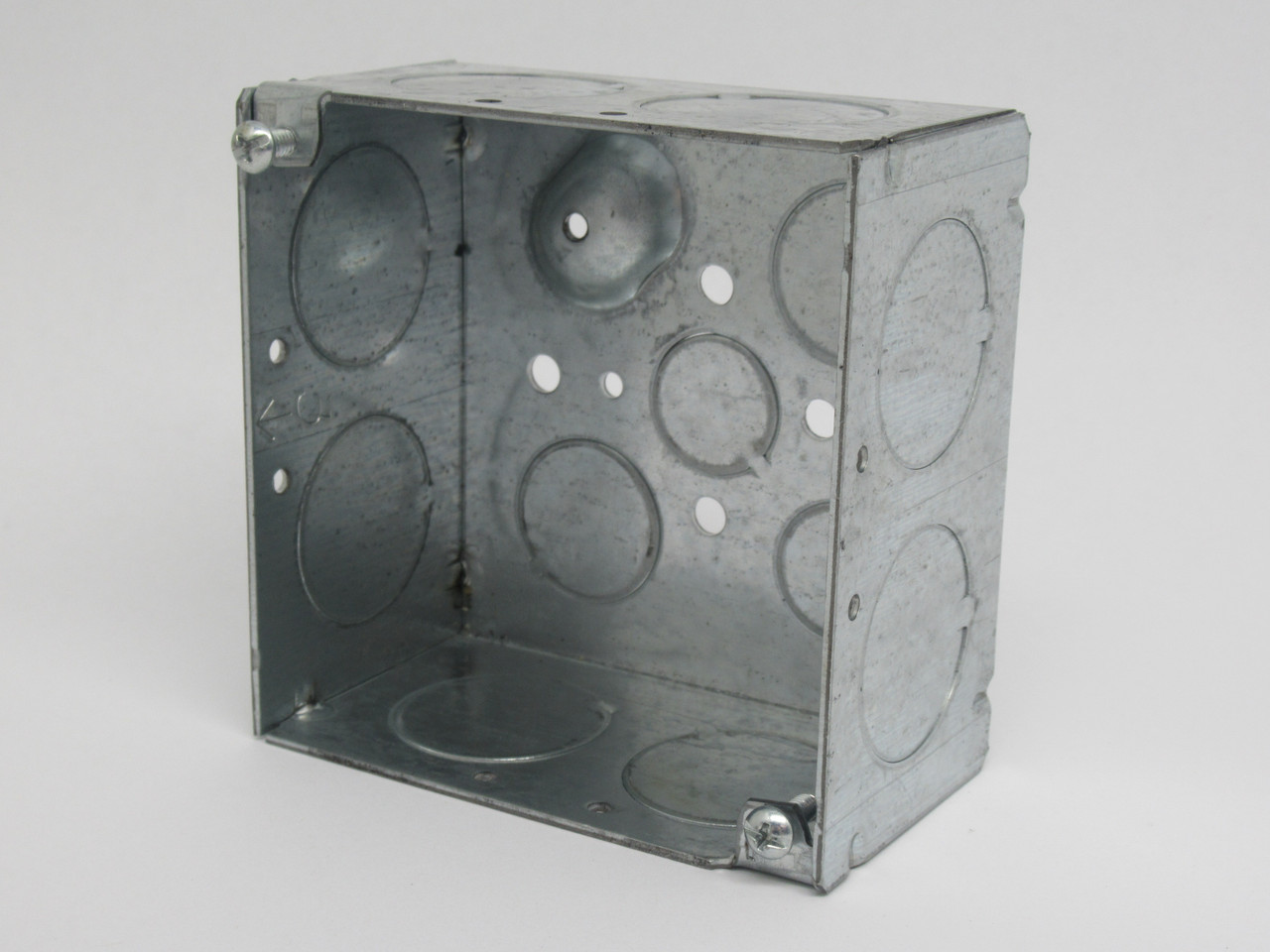 Raco 233 4" Square Electrical Box 2-1/8" Deep 1/2-3/4-1" Knockouts NOP