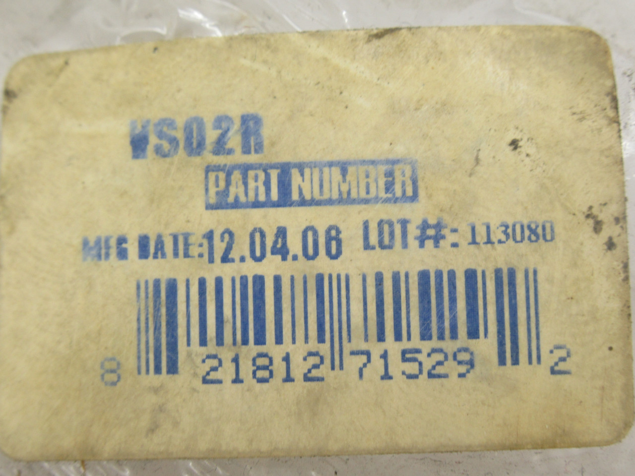 North VS02R V-Safe Wheel Valve Lockout Up To 2-1/2" *RIPPED BAG* NOP