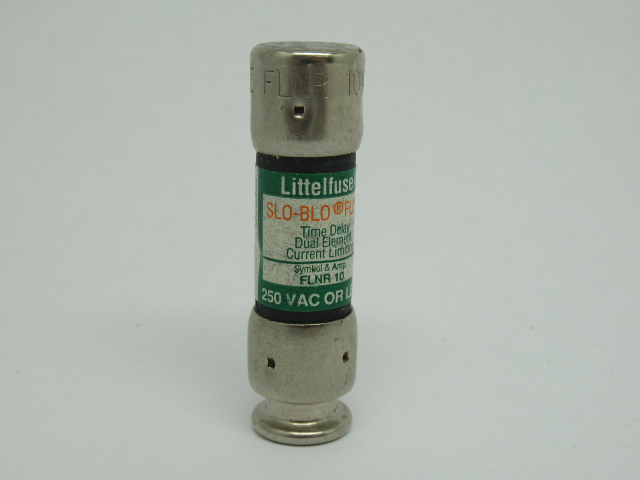 Littelfuse FLNR-10 Slo-Blo Time Delay Dual Element Fuse 10A 250VAC USED