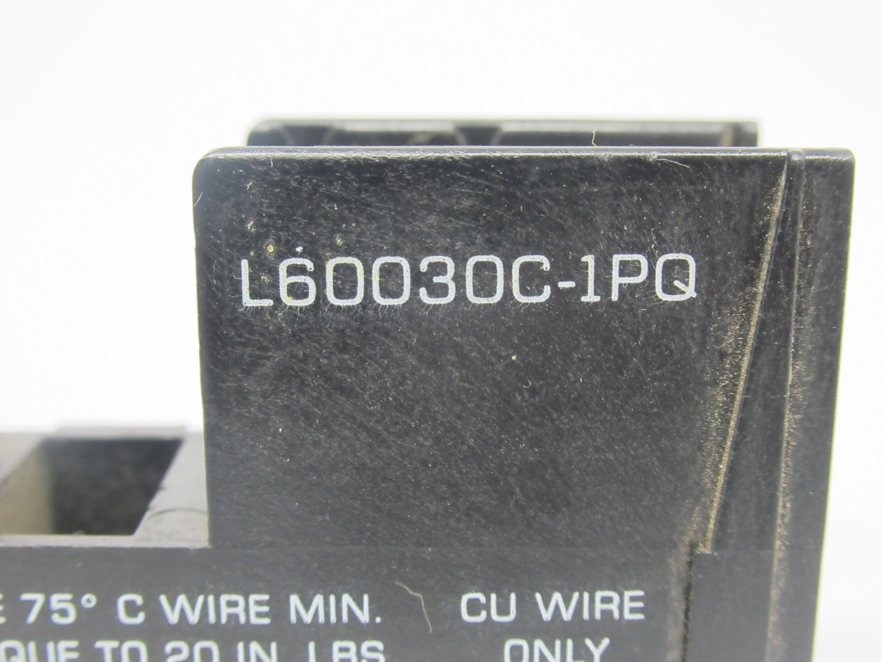 Littelfuse L60030C-1PQ Old Style Fuse Holder 30A 600V 1-Pole USED