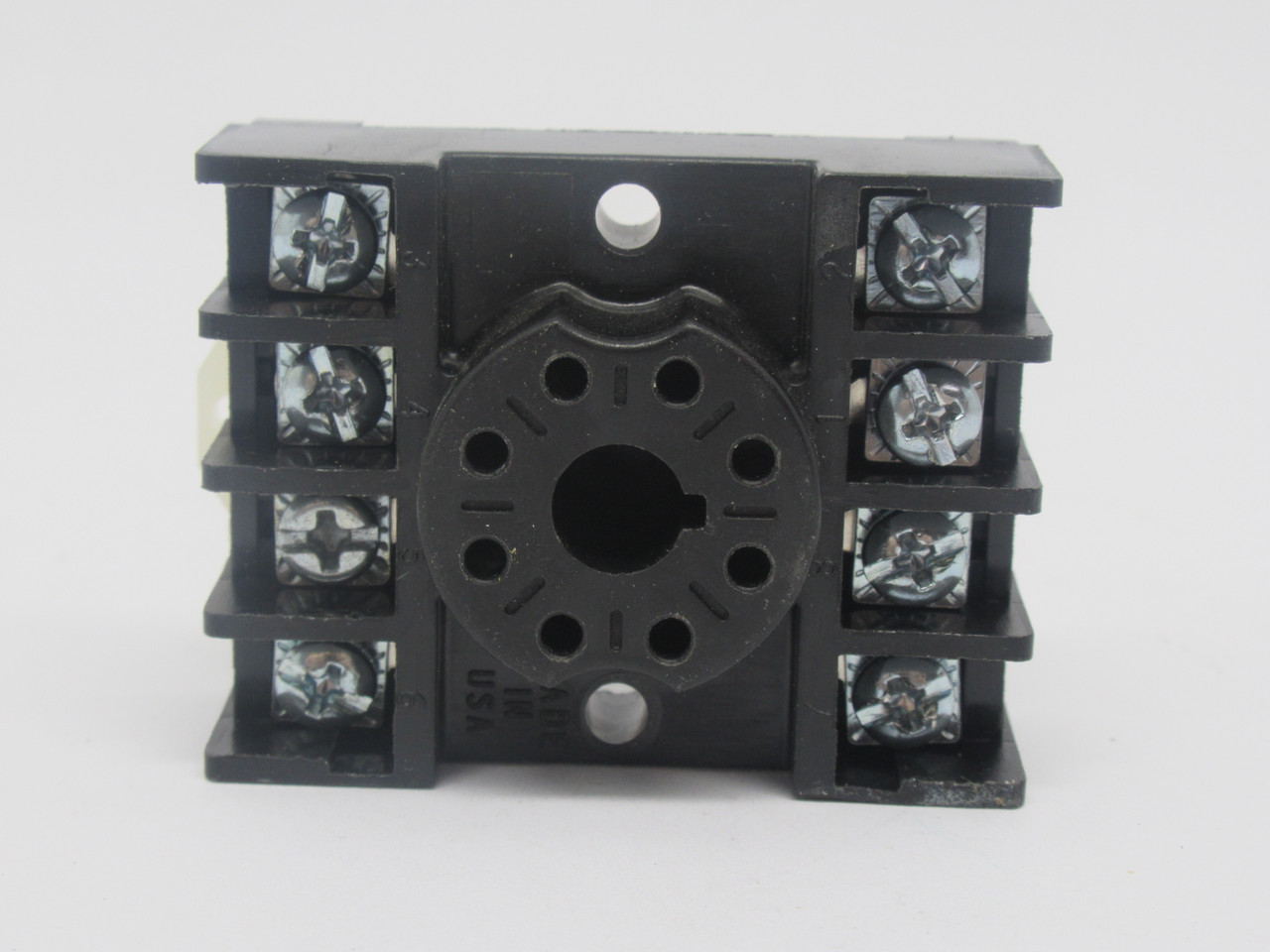 Custom Connector OT08-PC Relay Socket 600V 10A 8-Pin USED