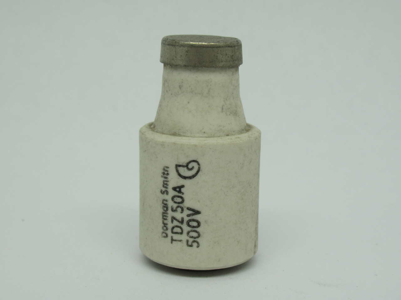Dorman Smith TDZ50A Ceramic Bottle Fuse 50A 500V USED