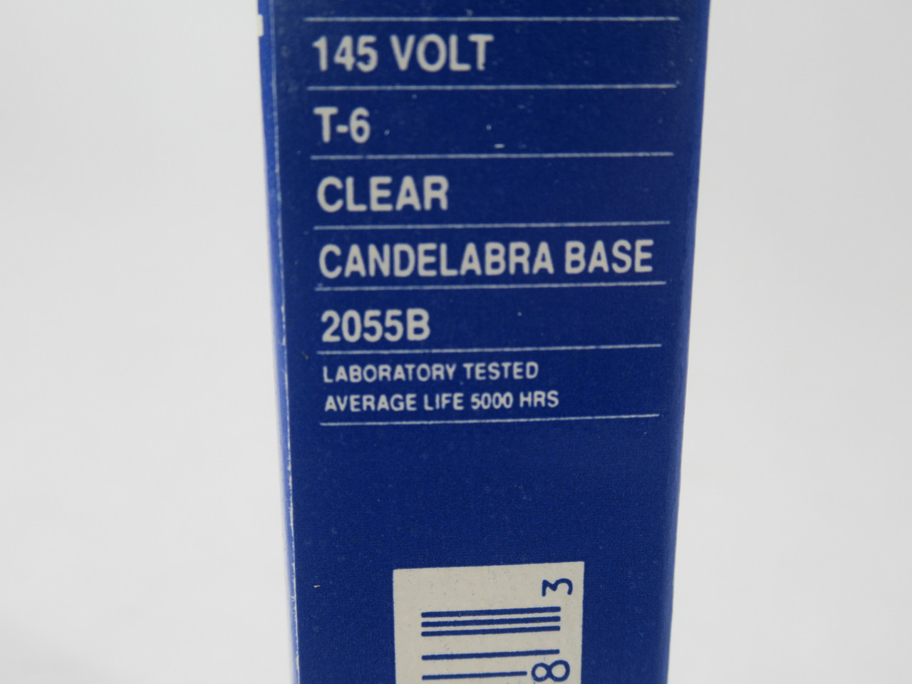 Haskellite 2055B Clear Bulb Candelabra Base T6 15W 145V *SHELF WEAR* NEW