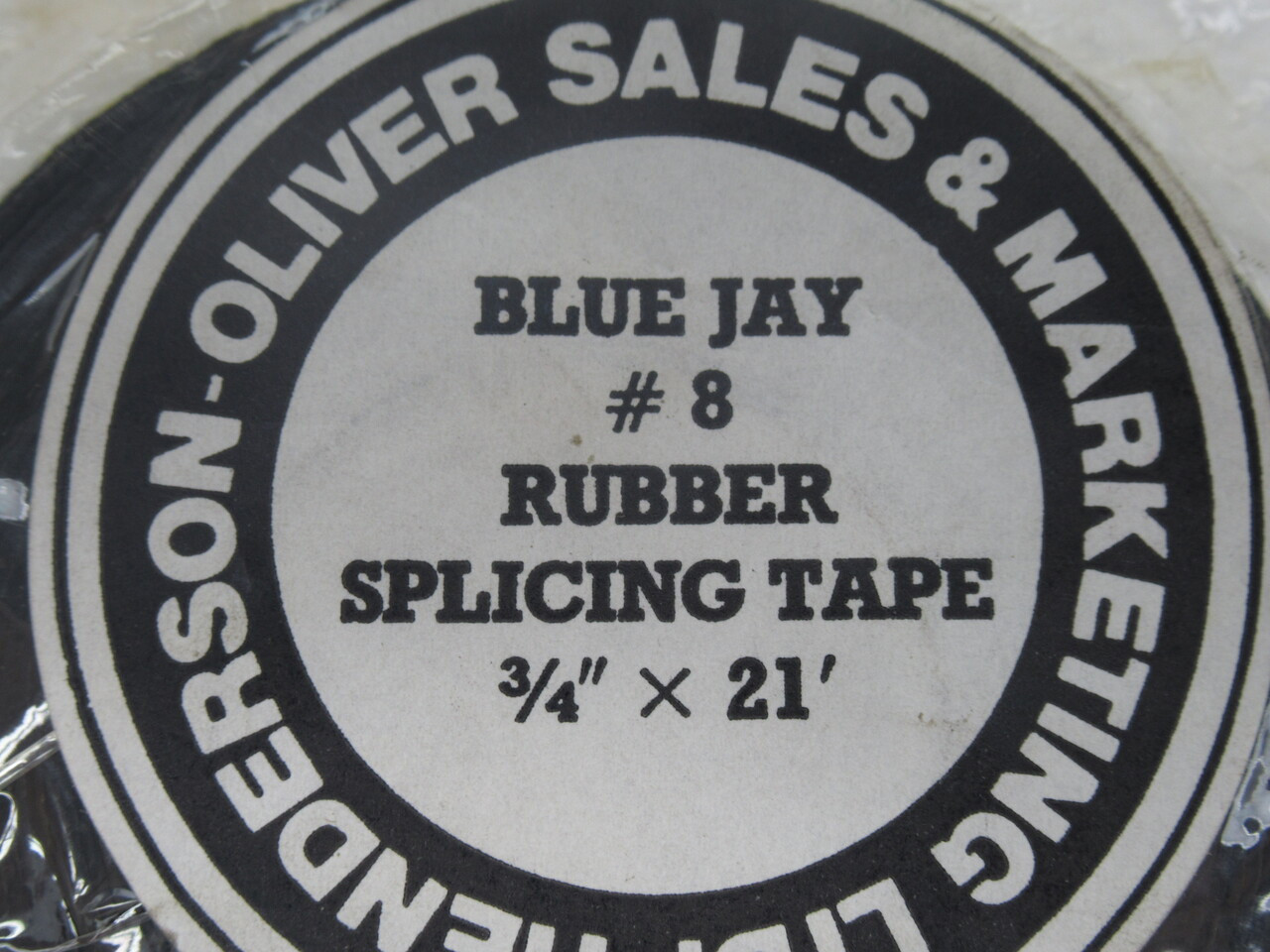 Henderson-Oliver #8 Rubber Splicing Tape Blue Jay 3/4"x21' *RIPPED BAG* NWB