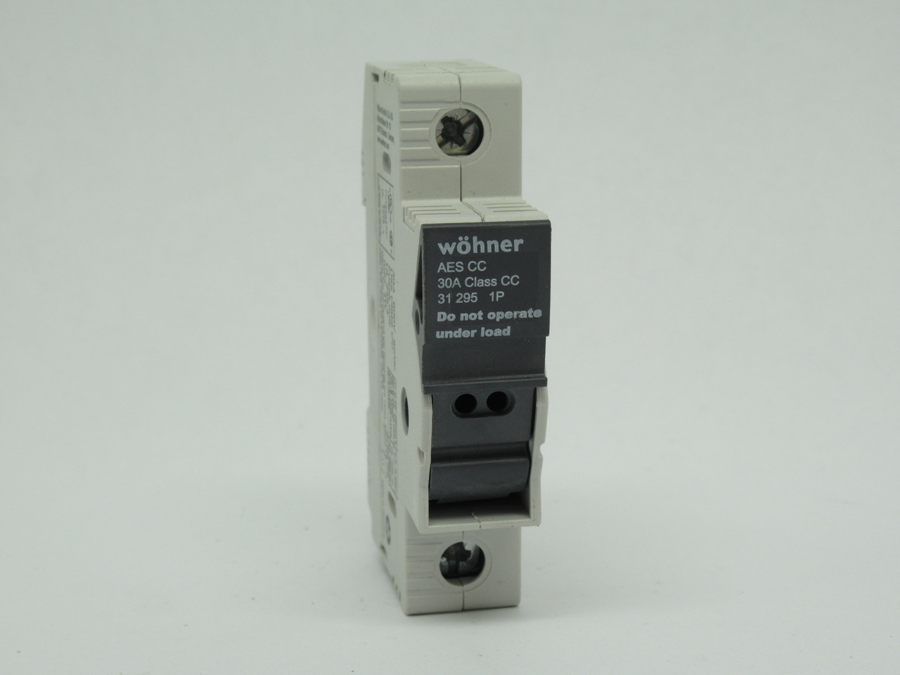 Wohner 31295 Fuse Holder 30A 600V 1-Pole 50/60Hz USED