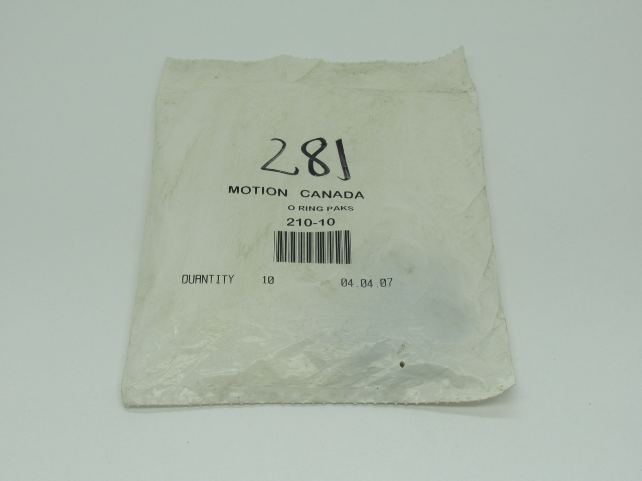 Motion Canada 210-10 O-Ring Pack 10-Pack NWB