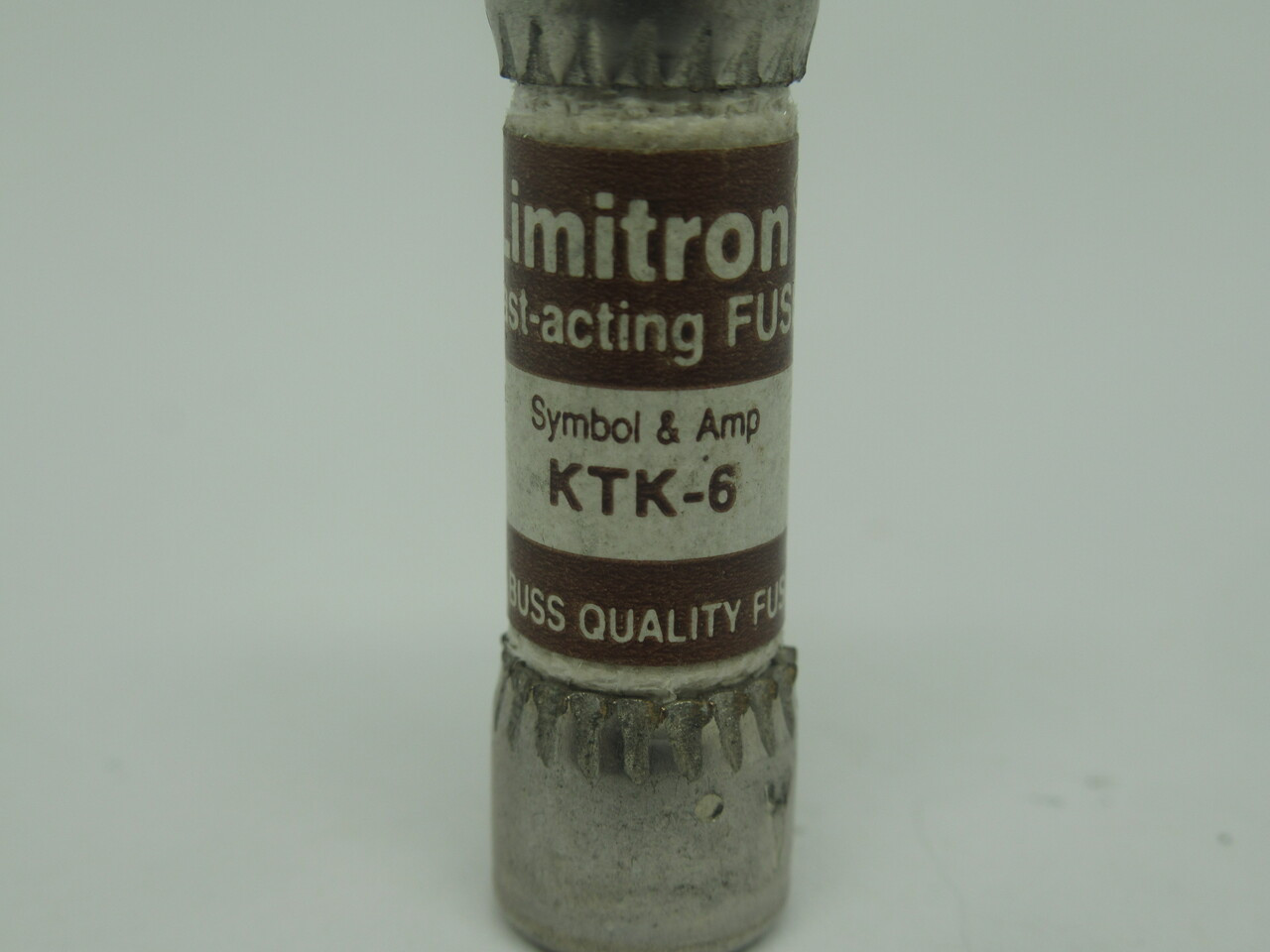 Cooper Bussmann KTK-6 Limitron Fast Acting Fuse 6A 600V USED