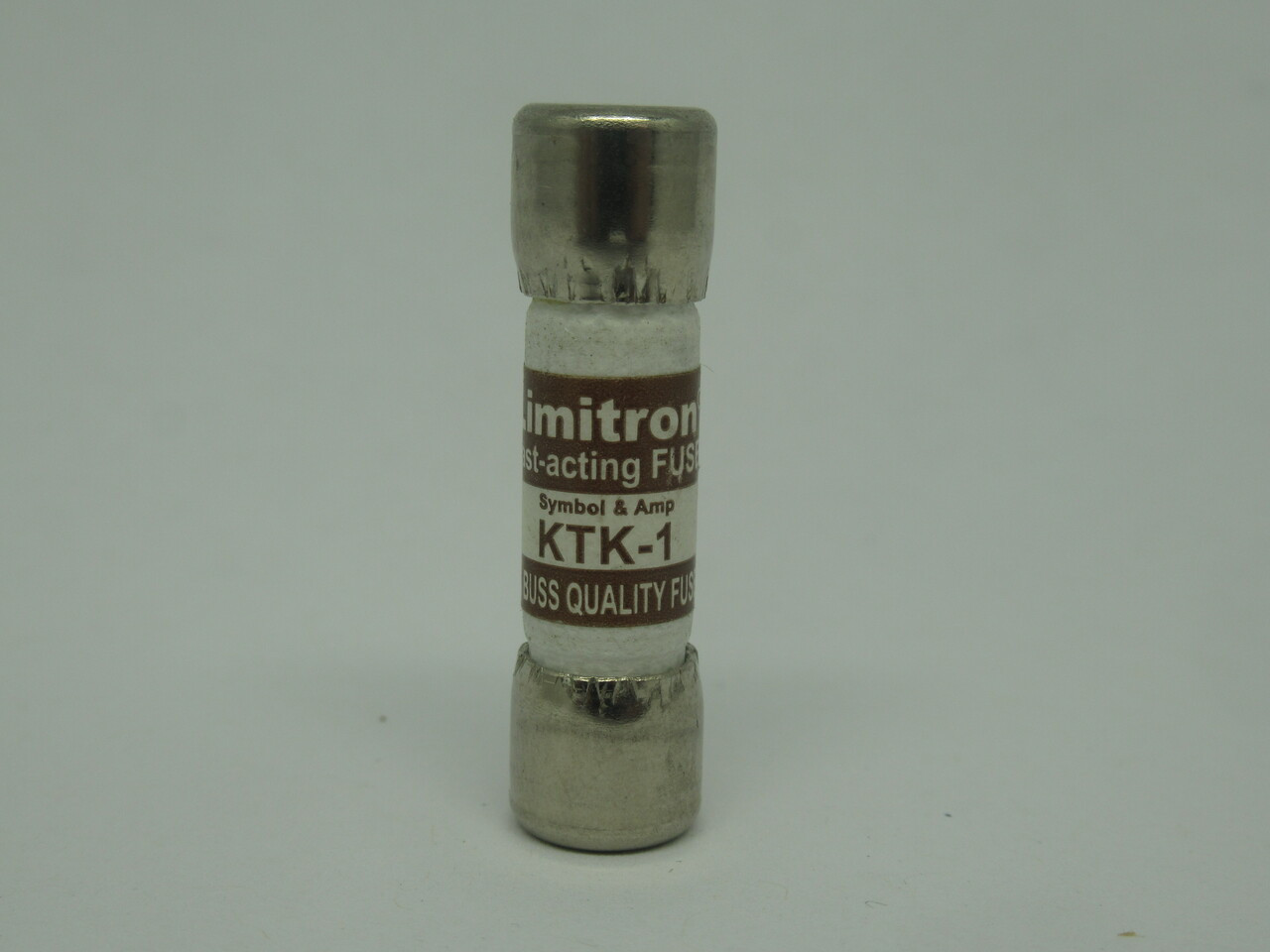 Cooper Bussmann KTK-1 Limitron Fast Acting Fuse 1A 600V USED