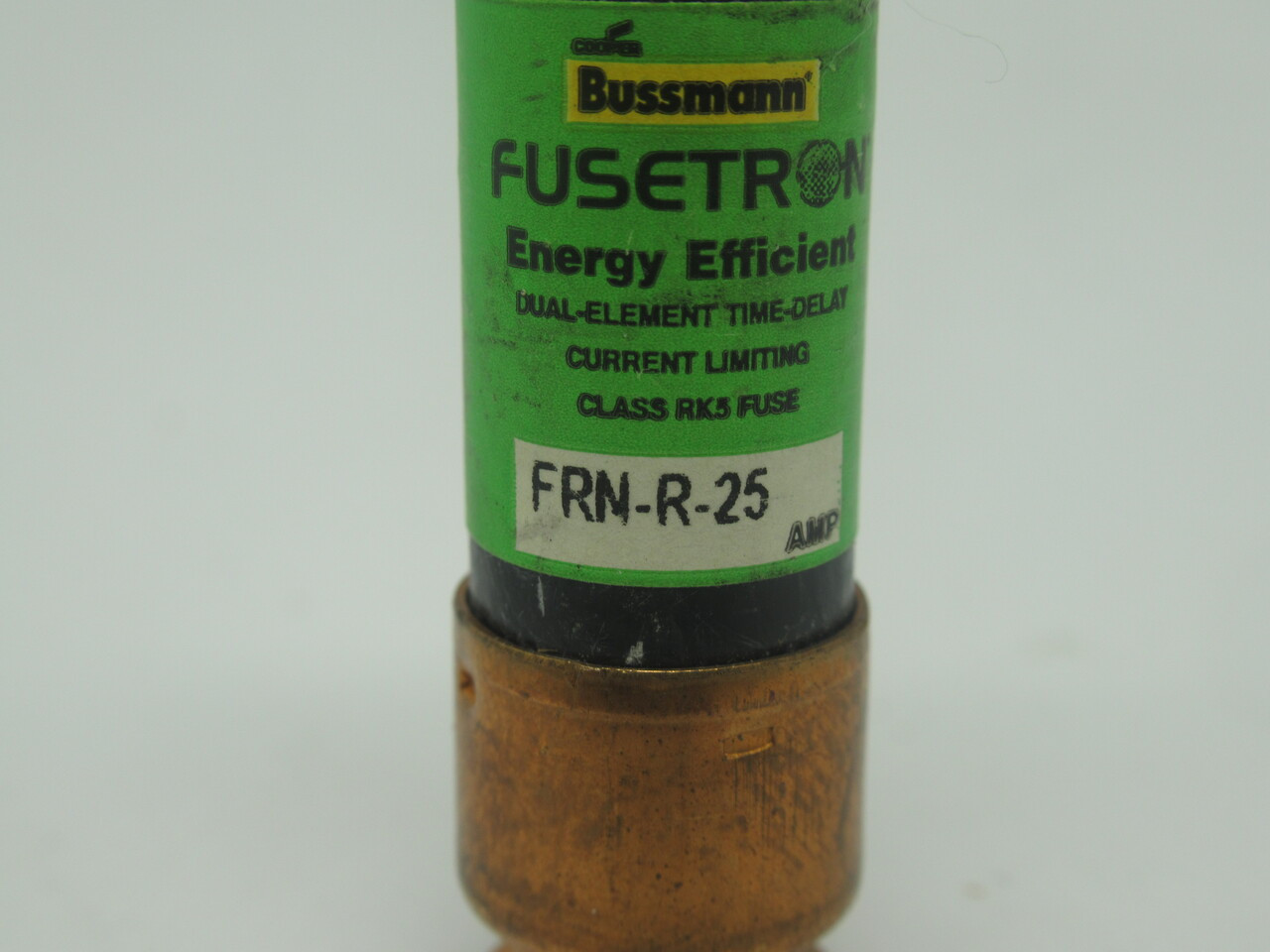 Cooper Bussmann FRN-R-25 Fusetron Energy Efficient Fuse 25A 250V USED