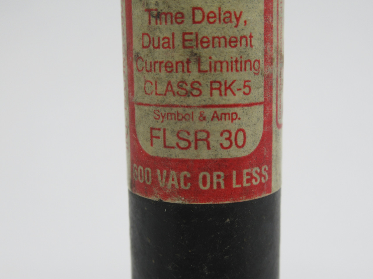 Littelfuse FLSR-30 Time Delay Dual Element Fuse 30A 600VAC USED