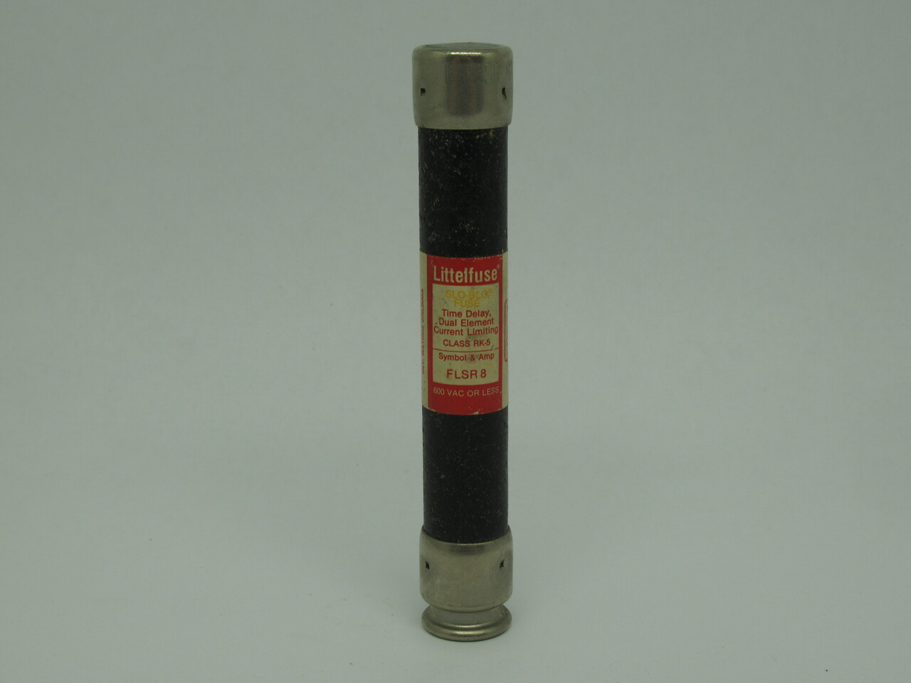 Littelfuse FLSR-8 Slo-Blo Time Delay Dual Element Fuse 8A 600VAC USED