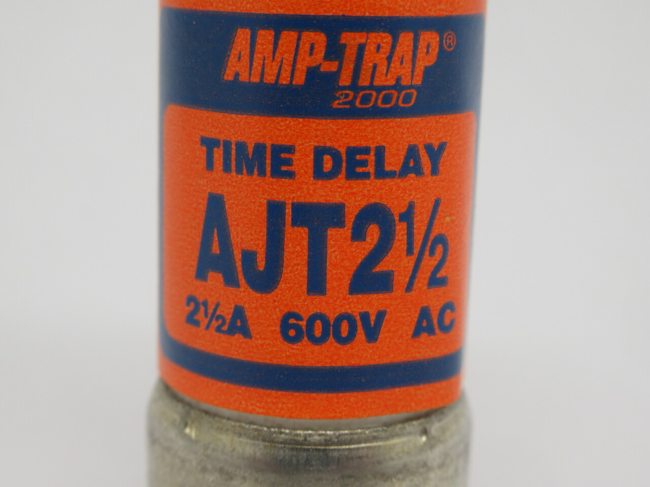 Gould Shawmut AJT2-1/2 Amp-Trap 2000 Time Delay Fuse 2-1/2A 600VAC 500VDC USED