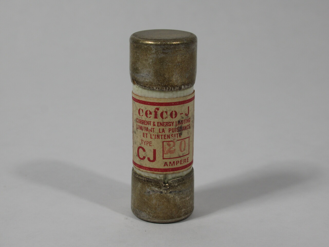 Cefco CJ20 Current & Energy Limiting Fuse 20A 600V USED