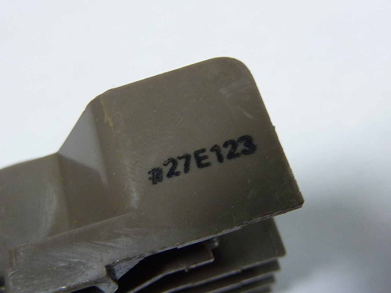 P&B 27E123 Relay Socket 10A 300V Dark Grey 27E123-OS USED