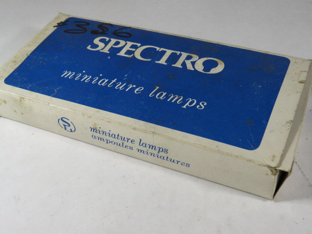 Spectro 3S6/130V/DC Miniature Bulb BA15d Base 130V 3W 10-Pack NOS