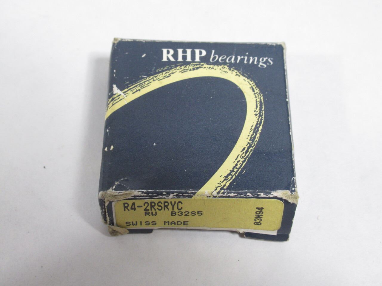 RHP R4-2RSRYC Deep Groove Ball Bearing 1/4" B x 5/8" OD x 0.196" W NEW
