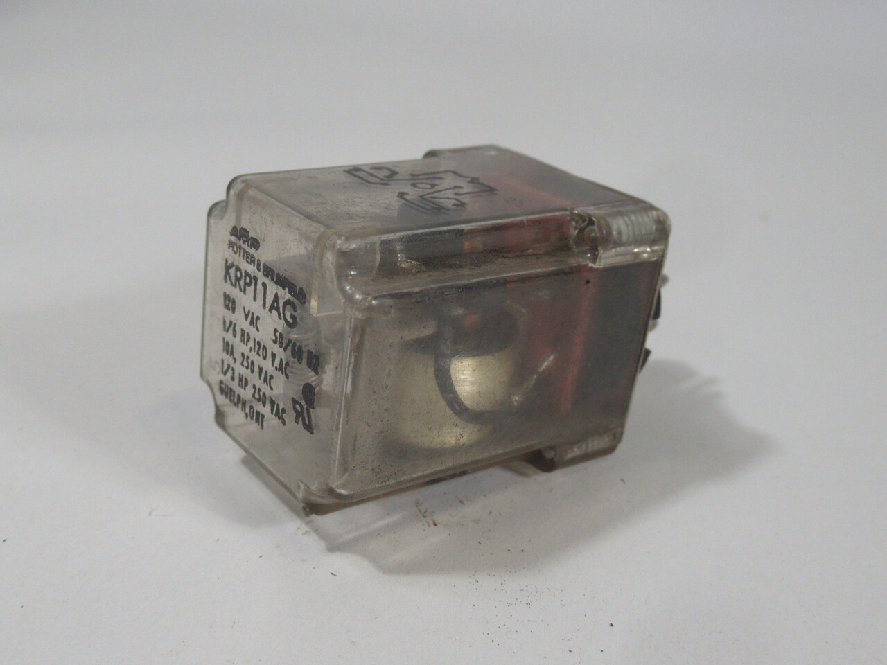 AMF Potter & Brumfield KRP-11AG-120 Relay 120VAC Coil 10A 250VAC 8-Pin USED